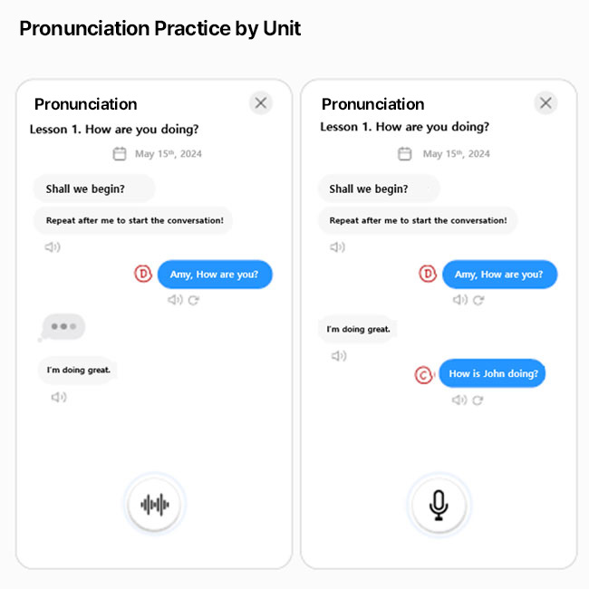 AI pronunciation practice